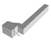 Gekröpfte Halter, neutral, mit Kühlkanal
